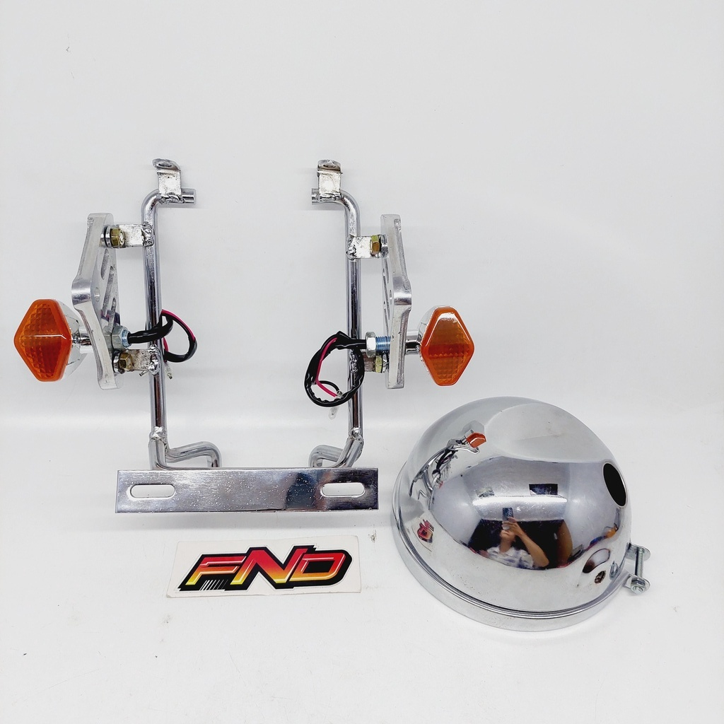 Jual Pangkon Tralis Lampu Pesek Gl Pro Cnc Set Lampu Sein Diamon Set ...