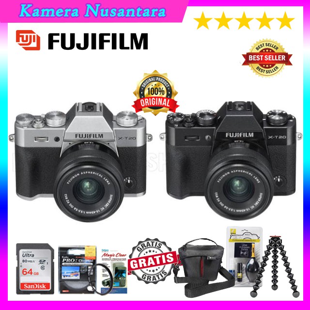 Jual FUJIFILM X-T20 / XT20 / FUJI FILM X-T20 KIT OIS PZ WIFI ORIGINAL ...