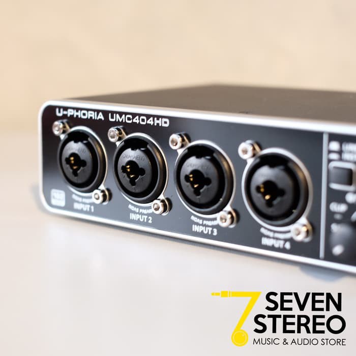 Jual ALAT MUSIK Soundcard Behringer UMC404HD With MIDAS Preamp