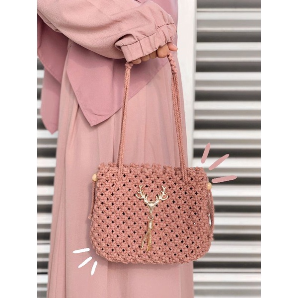 Jual Macrame Bag (Isabelle) - Handmade Bag | Shopee Indonesia