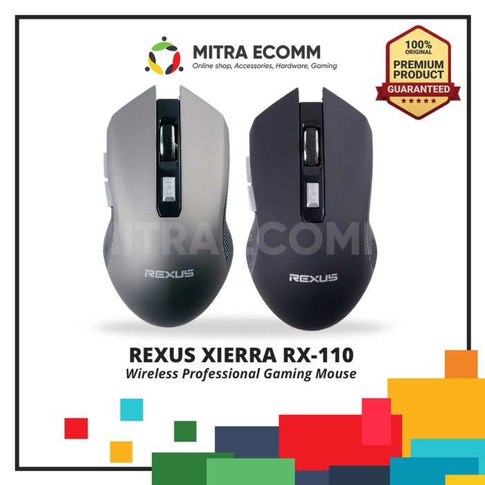 Jual MOUSE REXUS RX110 WIRELESS free pouch | Shopee Indonesia