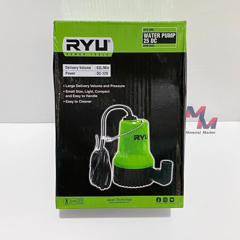 Jual Pompa Celup Air RYU DC 12V - Kolam Submersible Pump | Shopee Indonesia