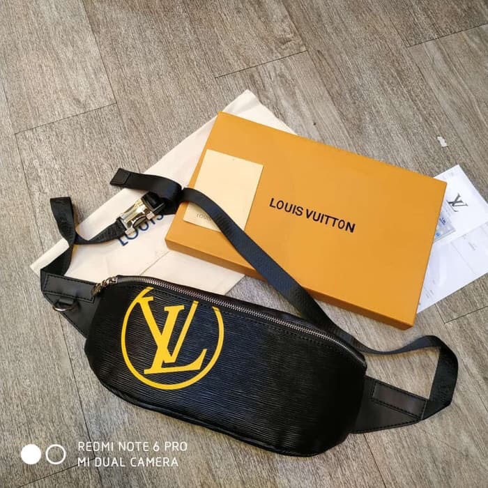 Jual Tas Pria Slimbag Bodybag Import Branded Waist Bag Louis Vuitton  Premium High Quality Mirror 1 44URG