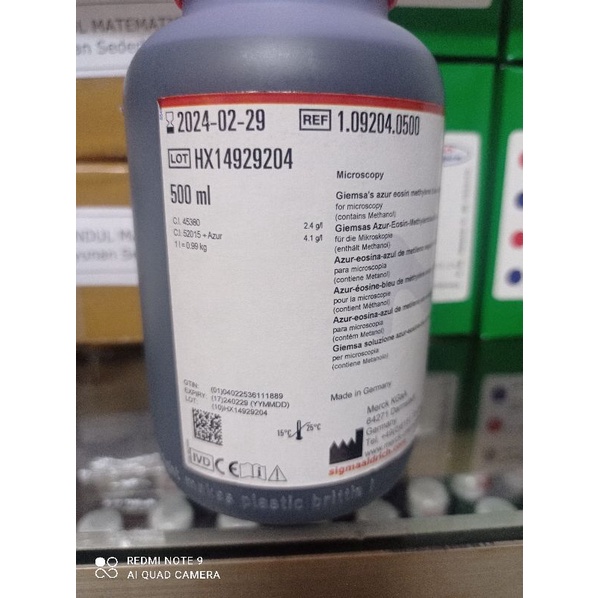 Jual Giemsa 500ml MERCK | Shopee Indonesia
