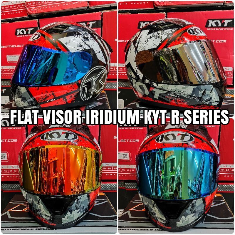 Visor iridium sale red kyt r10