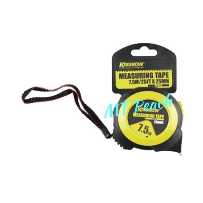 Jual KRISBOW MEASURING TAPE METERAN 7.5M | Shopee Indonesia