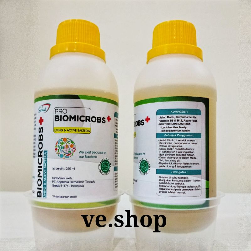 Jual PROBIOTIK New Biomicrobs Plus 250mL - Empon | Shopee Indonesia