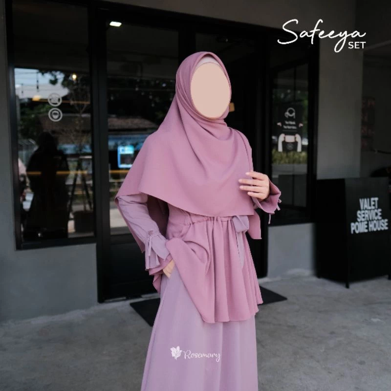 Detail Gamis SAFEEYA Korean Style