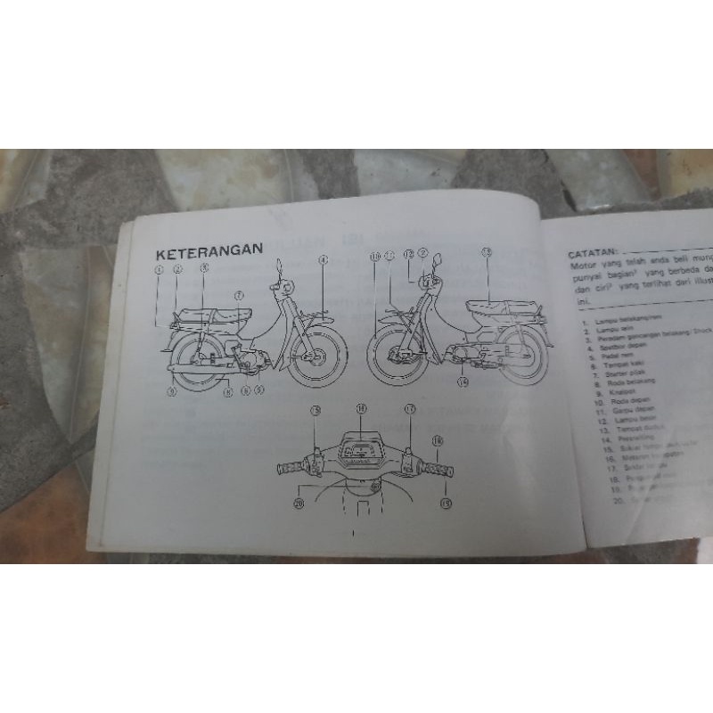 Jual Buku Manual Buku Petunjuk Motor Yamaha Excelent V80 | Shopee Indonesia