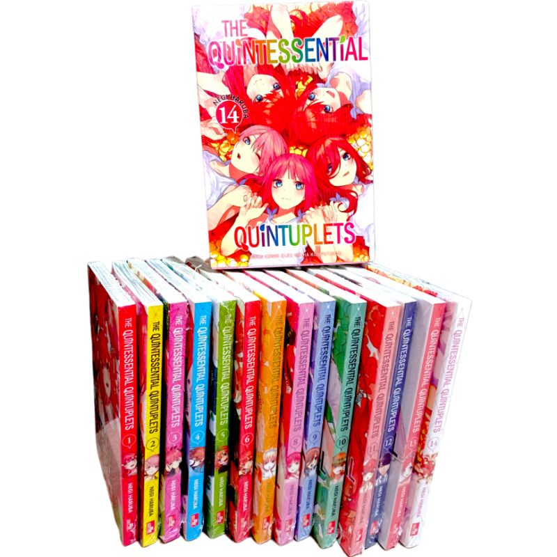 The Quintessential Quintuplets Vol 1-14, Manga Set by Negi Haruba