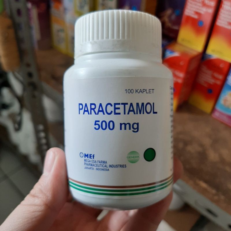 Jual [ISI 100TABLET] PARACETAMOL 500 MG / OBAT DEMAM PANAS NYERI SAKIT