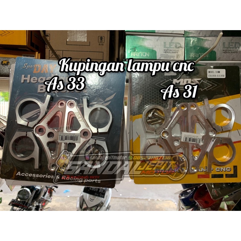 Jual Kupingan Lampu Cnc Pangkon Lampu Cnc Pnp Cb Gl Mp Tiger Ninja Shopee Indonesia