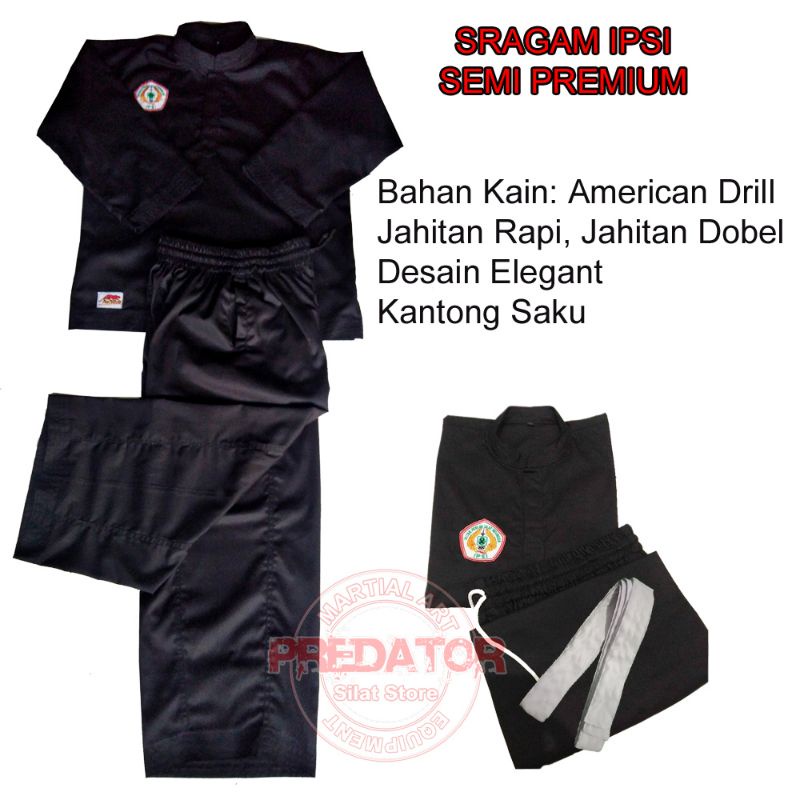 Jual Baju Silat Semi Premium/Sakral Ipsi/Seragam Silat Ipsi/baju silat