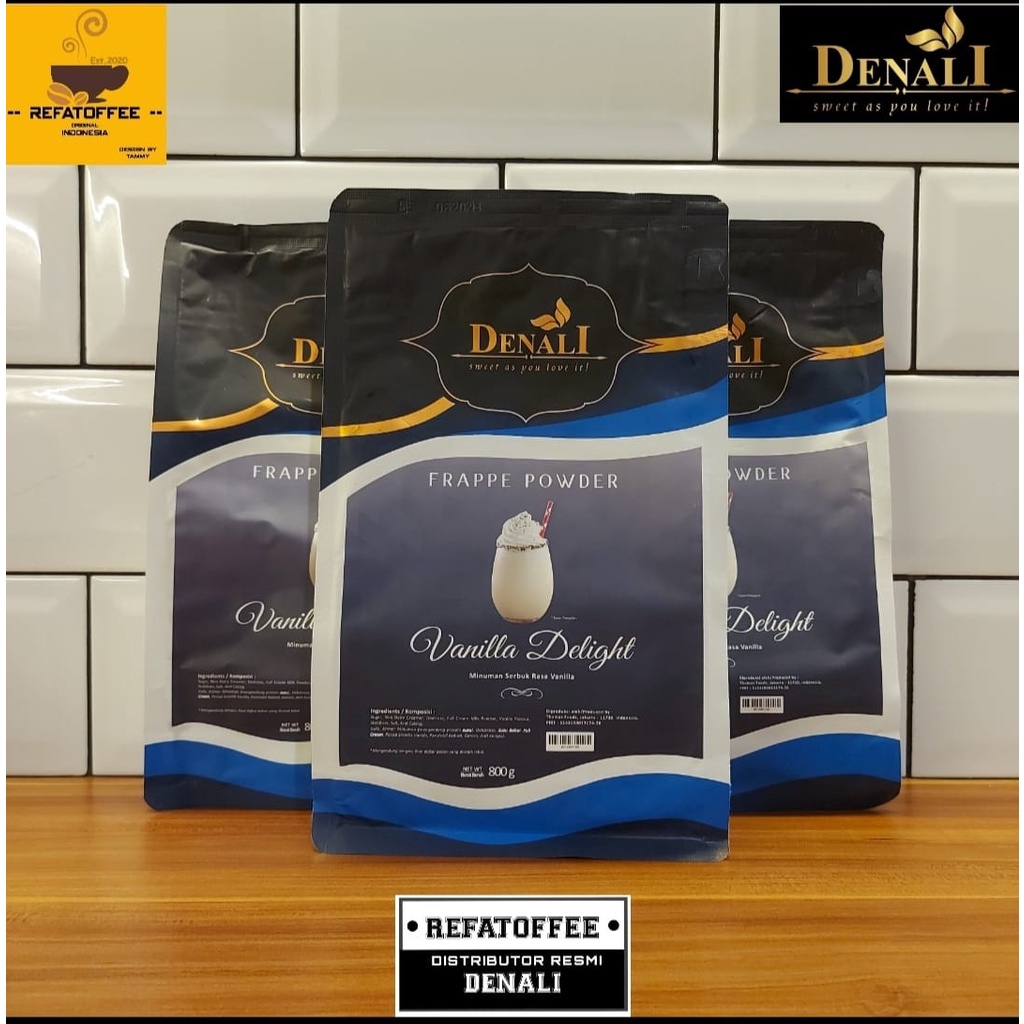 Jual VANILLA DELIGHT POWDER DENALI 800 GRAM | Shopee Indonesia