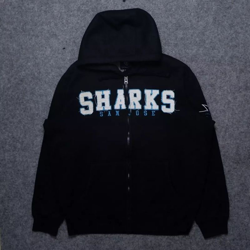 Jual ZIPPER HOODIE SHARKS SANJOSE SECOND ORIGINAL Shopee Indonesia