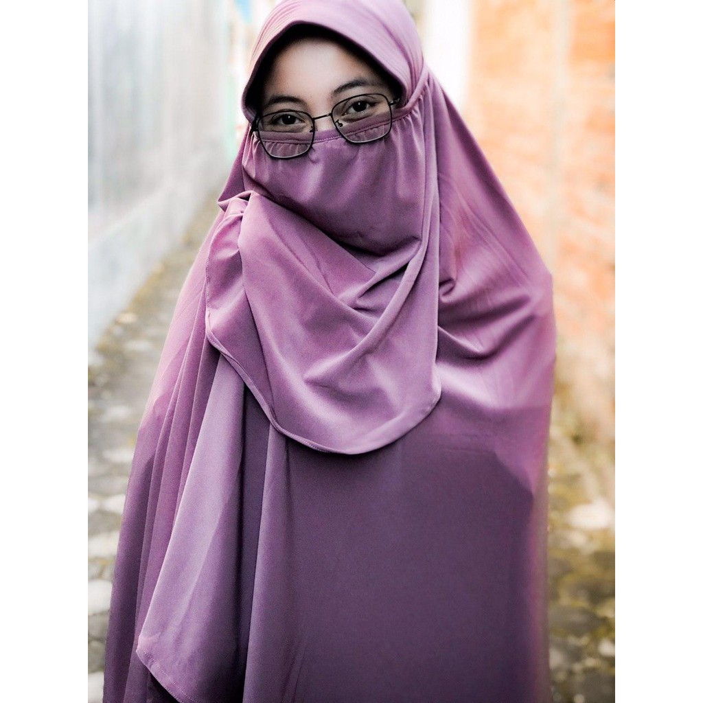 Jual Jilbab Cadar Jersey DJ - Jilbab Cadar - Jilbab Niqab Shopee.