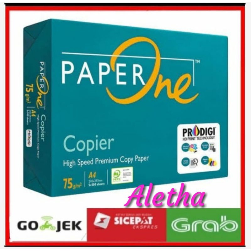 Jual Kertas HVS Fotocopy A4 Paper One 75gr. | Shopee Indonesia