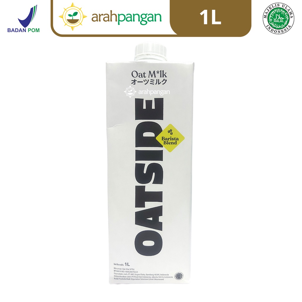 Jual Oatside Minuman Oat Milk Original Barista Blend 1 Liter Shopee