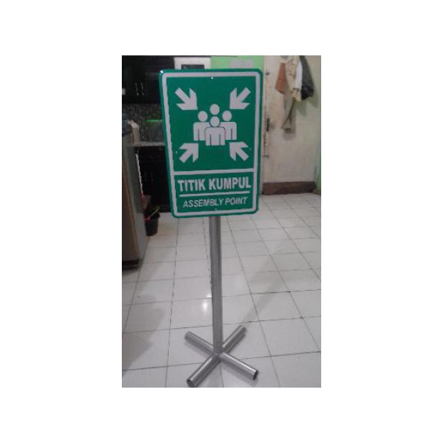 Jual RAMBU TITIK KUMPUL / ASSEMBLY POINT - 35X50CM SIGNAGE | Shopee ...