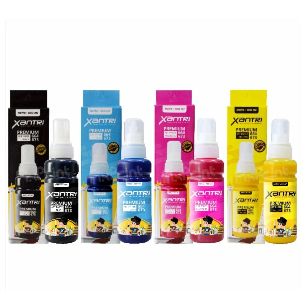 Jual Tinta Botol Refill Art Paper Xantri EPSN Premium Art Paper Ink ...