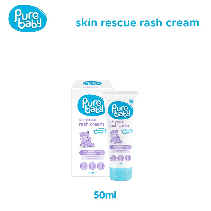 Jual Pure Baby Skin Rescue Rash Cream 50 Ml - Krim Bayi Anti Ruam Popok ...