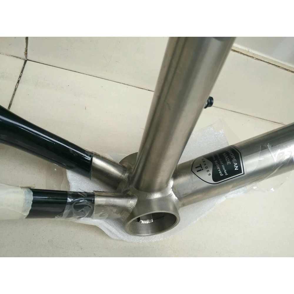 jual frame titanium road bike