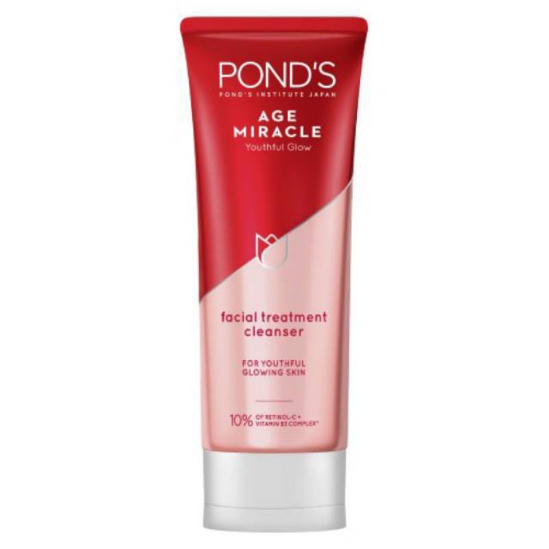 Jual Ponds age miracle facewash merah 100ml | Shopee Indonesia