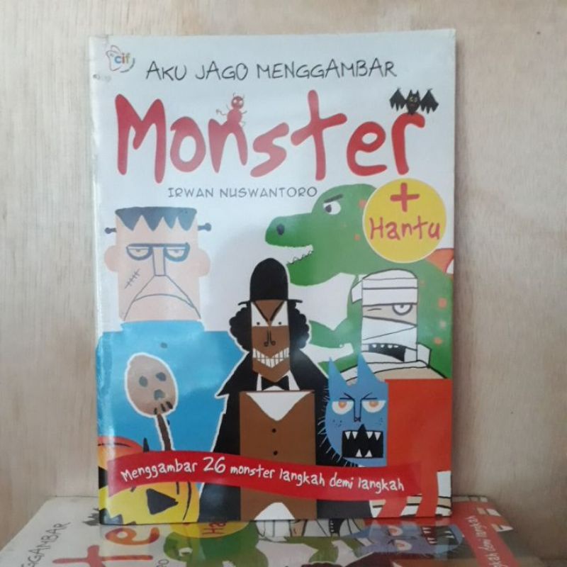 Jual Buku Keterampilan Anak - Aku Jago Menggambar Monster + Hantu