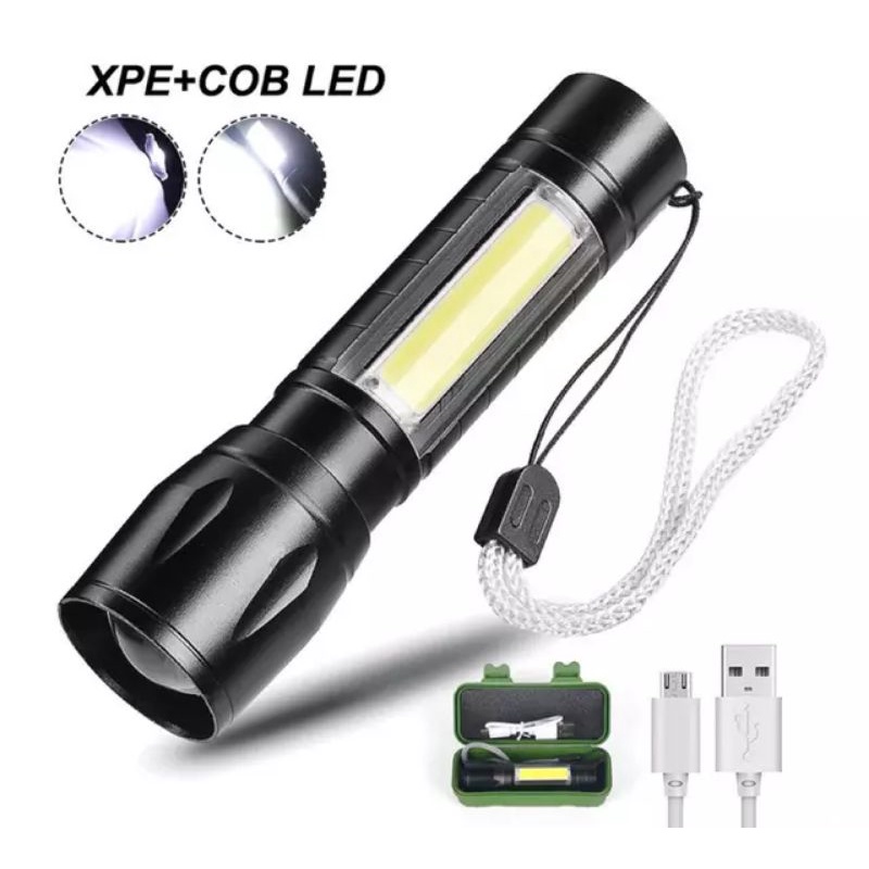 Jual Senter mini waterproof bahan alumunium box hijau | Shopee Indonesia
