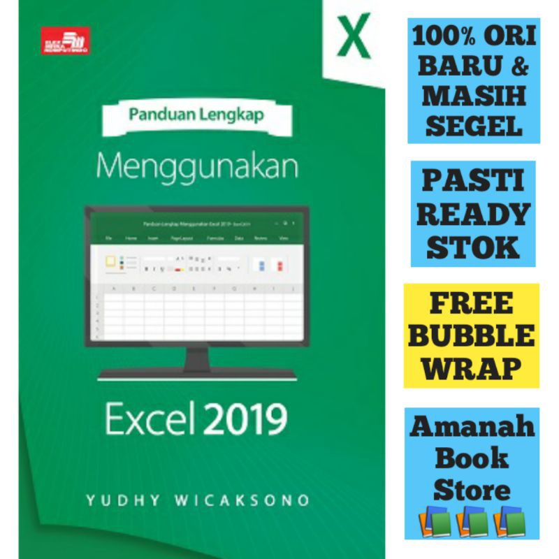 Jual Buku Panduan Lengkap Menggunakan Excel 2019 By Yudhy Wicaksono ...