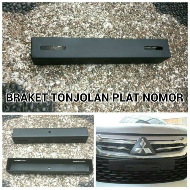 Jual Braket Tonjolan Plat Nomor Braket Tempat Plat Nomor Bahan Baja