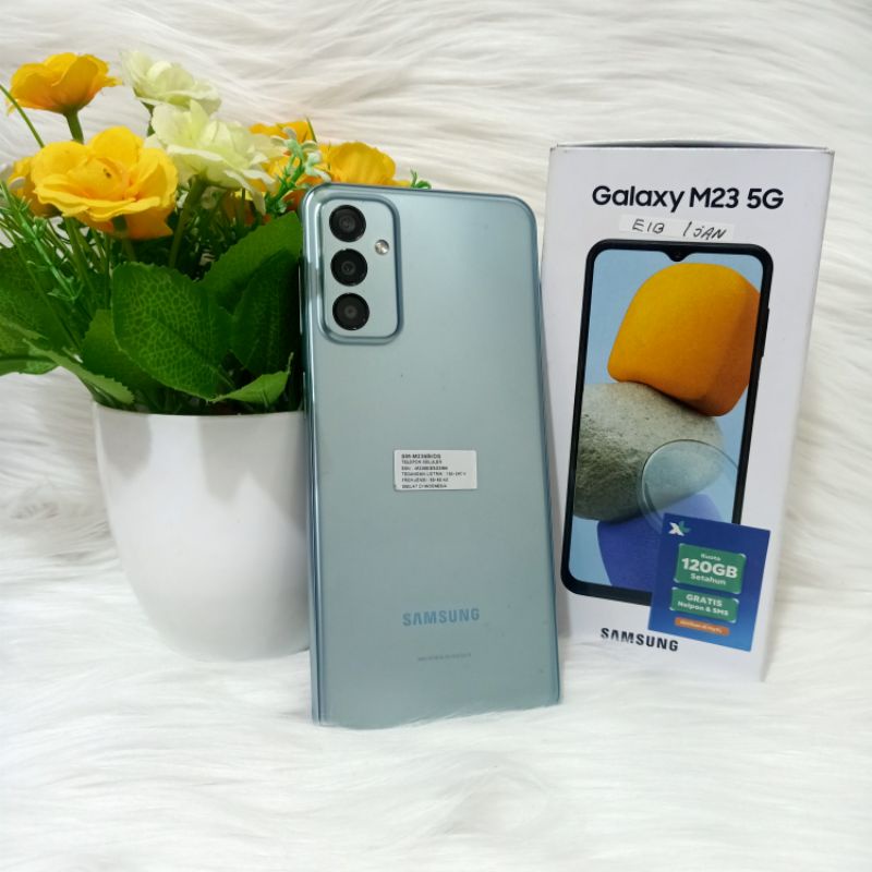 Jual Samsung M23 5G 6/128 Second Fullset | Shopee Indonesia