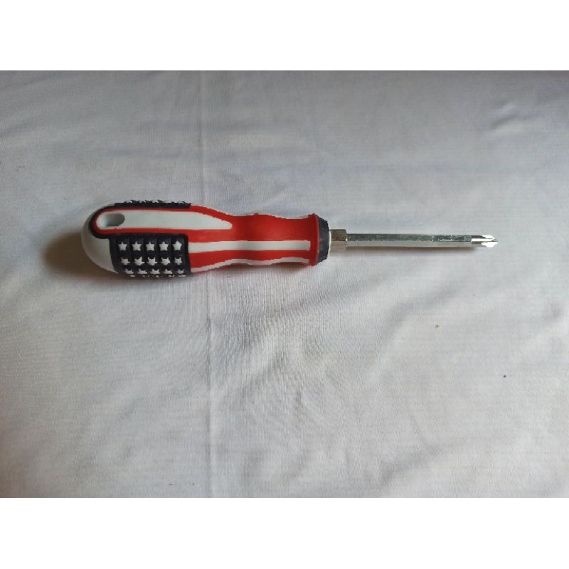 Jual obeng bolak balik / obeng multi / obeng gagang karet | Shopee ...