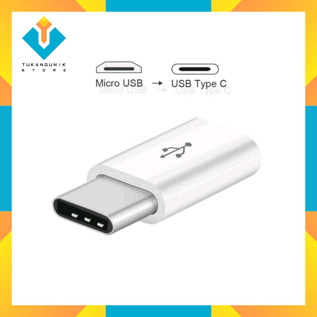 Jual Converter Micro Usb To Type C Adapter Konektor Mikro Usb Female Ke