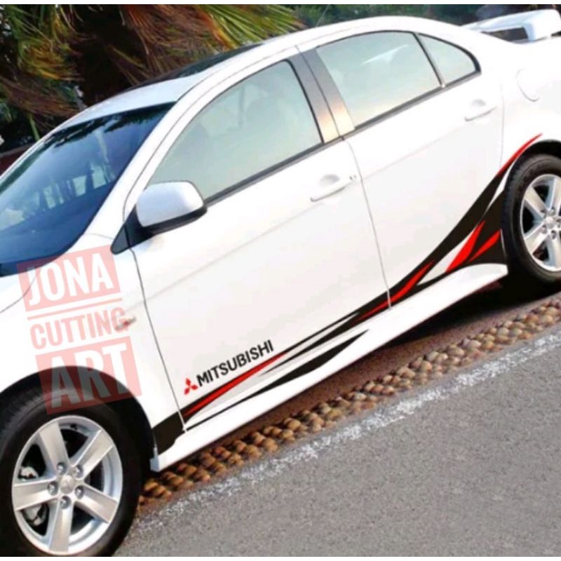 Jual Stiker cutting mobil body list samping mobil racing | Shopee Indonesia