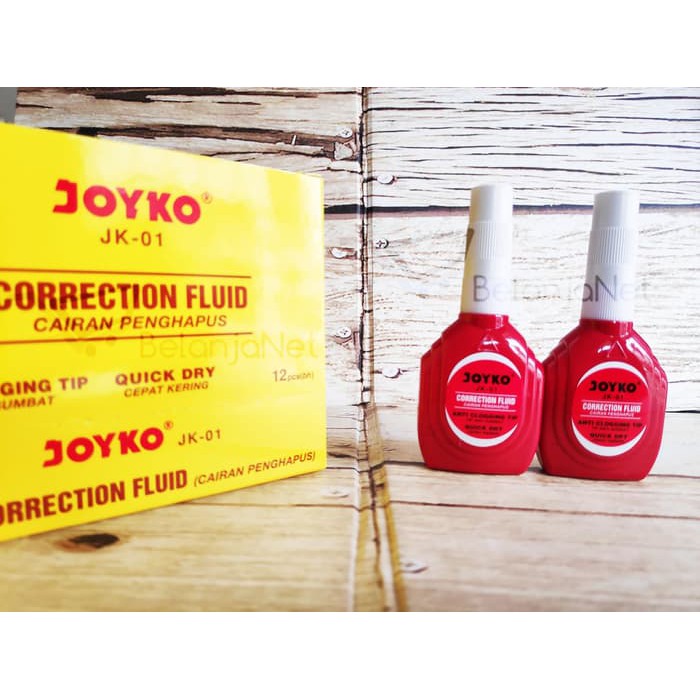 Jual Correction Fluid Tipex Cair Joyko Jk Lusin Shopee Indonesia