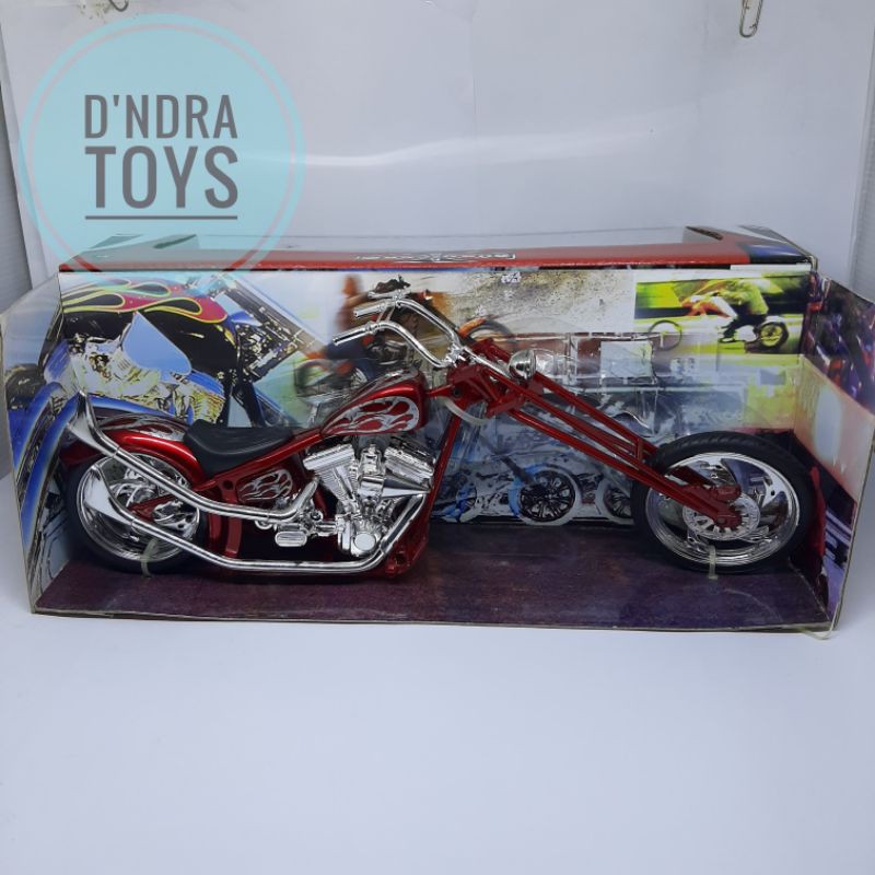 Jual Diecast Motor Choppers Custom Newray 1/12 Miniatur Harley Choppers ...