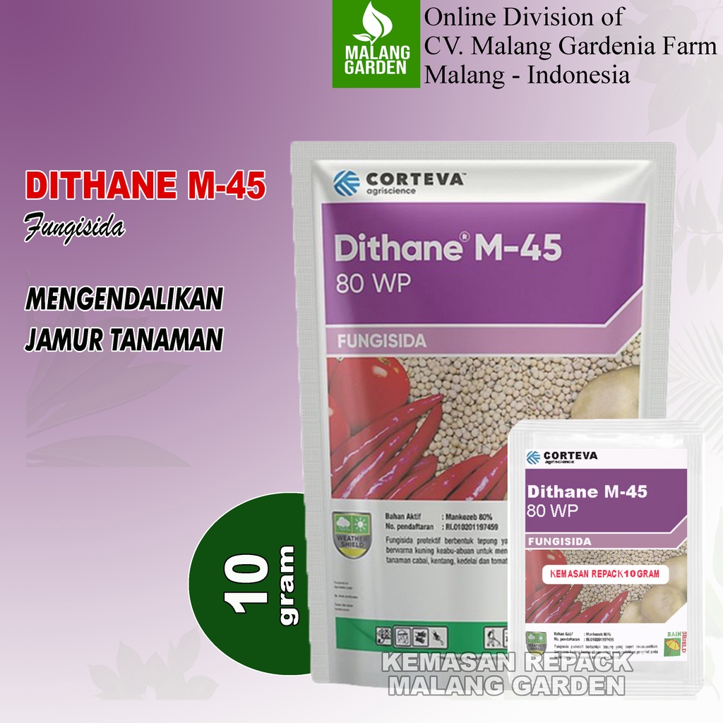 Jual REPACK Fungisida Dithane 10gram | Dithane M-45 80WP 10gram ...