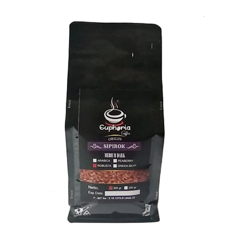 Jual Euphoria Coffee Robusta Sipirok Saipar Biji Bubuk 200g Shopee