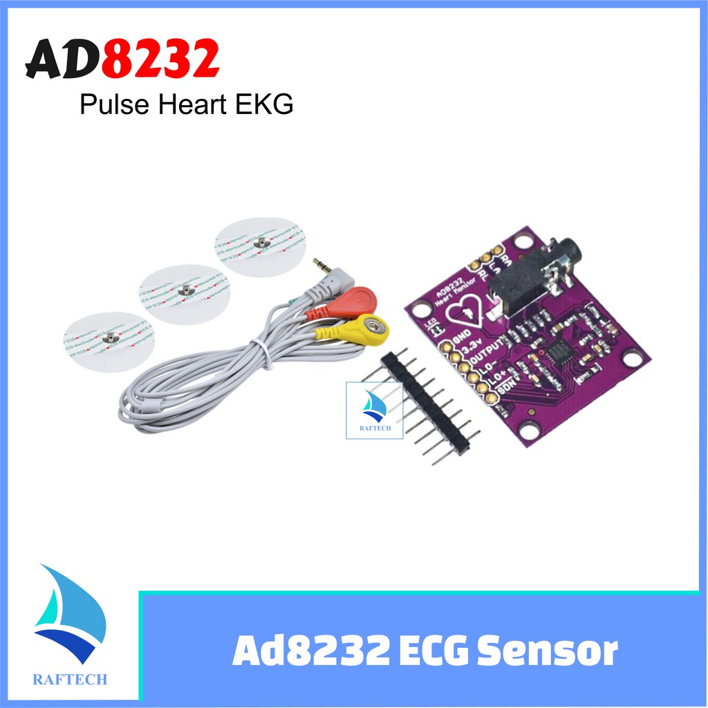 Jual AD8232 ECG Sensor Pulse Heart EKG Monitoring Jantung for Arduino ...