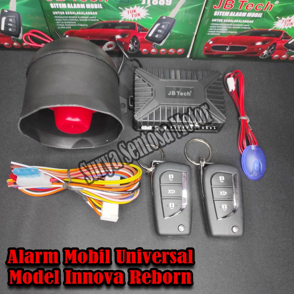 Jual Alarm Remot Mobil Kunci Lipat Model Innova Reborn JB Tech JT 889 ...