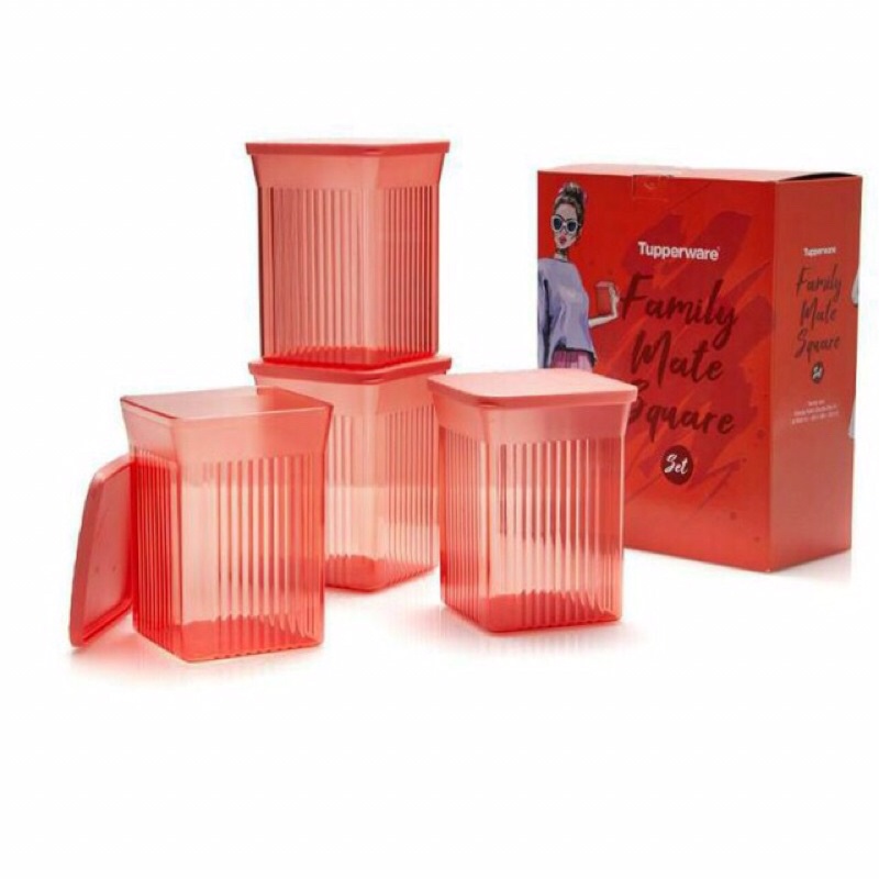 Jual tupperware new crystal canister | Shopee Indonesia