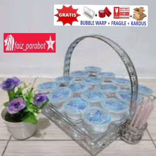 Jual Tempat Aqua Keranjang Stainles Isi 16 Keranjang Aqua Gelas Plastik Isi 10 Shopee Indonesia 6860