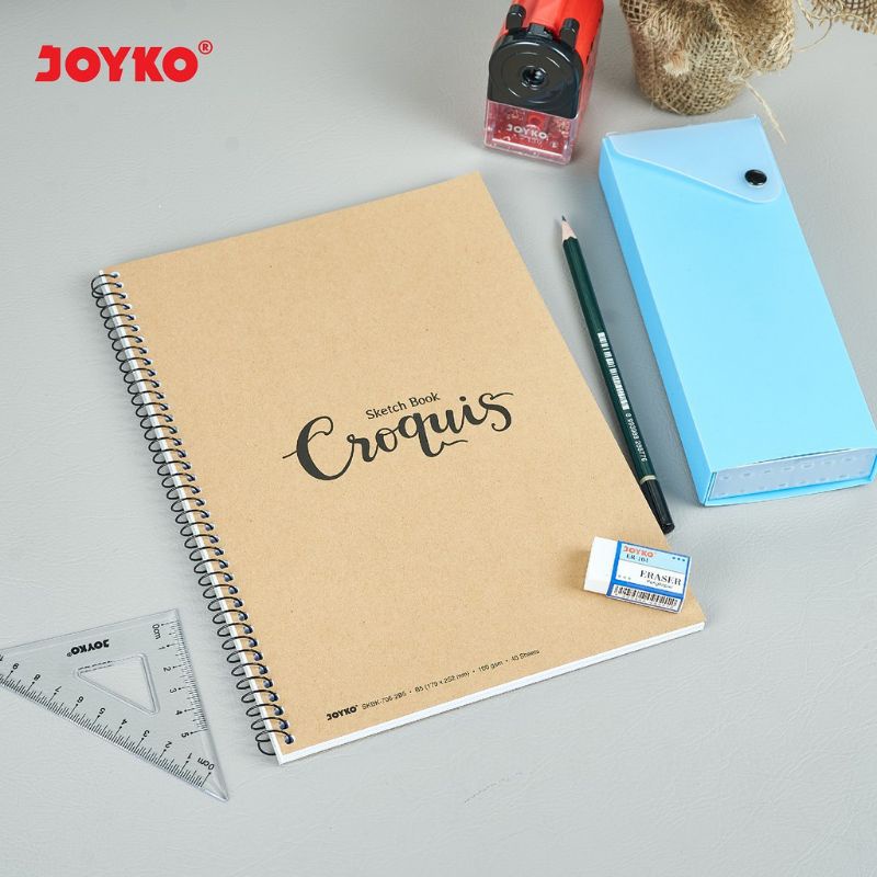 Jual JOYKO Sketchbook SKBK706 Buku Sketsa Gambar Spiral Cover Karton