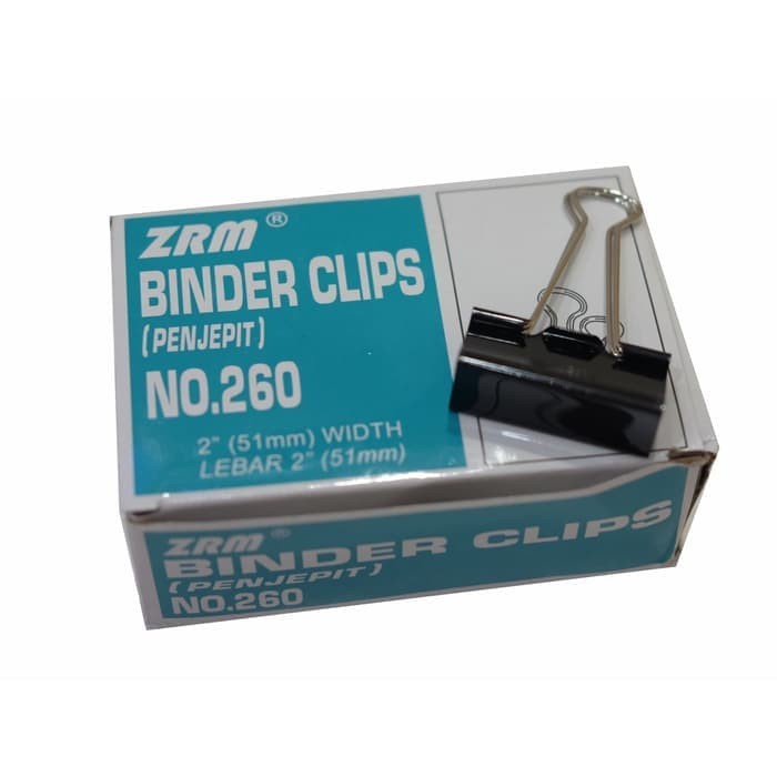 Jual ZRM Binder Clip / Penjepit Kertas 260 Shopee Indonesia