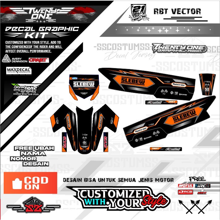 Jual rbt decal fiz r vega lamax 0822 decal ⭐JUPITER VEGA NEW motor ...