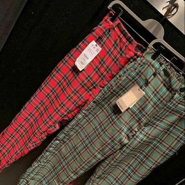 Tartan pants best sale pull and bear