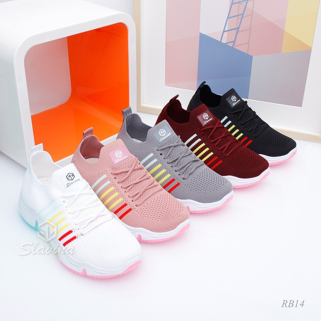 Jual Shoes Real Pict Sepatu Teplek Wanita Sepatu Sneaker With New ...