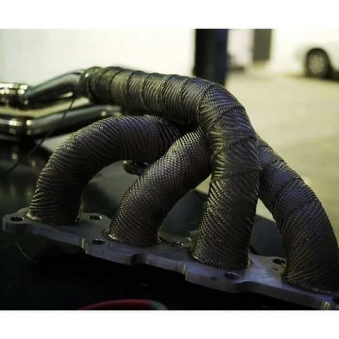 Jual EXHAUST WRAP PEMBUNGKUS HEADER DEI BLACK 2 INCH ORIGINAL MADE IN ...