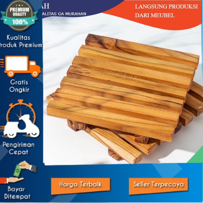 Jual Dekornata Jo Wood Mat Tatakan Panci Alas Piring Panas Props